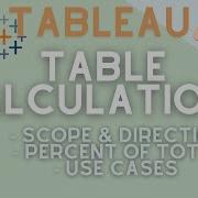 How Tableau Table Calculations Work
