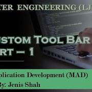 Lec 38 Custom Toolbar In Android Part 1 Mobile Application Development Computer Engineering