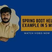 Spring Boot Hello World Example In 5 Minutes