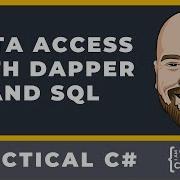 Simple C Data Access With Dapper And SQL Minimal API Project Part 1