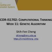 COR IS1702 Week 11 Part 4 Genetic Algorithm