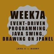 Java2 07a Event Driven Programming And Java Swing Background
