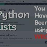 W3schools Python LISTS You Have Been Using It WRONG What You MUST Learn About Python LISTS
