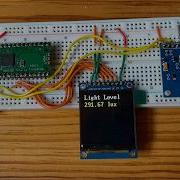 BH1750FVI Ambient Light Sensor Raspberry Pi Pico MicroPython