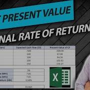 Как рассчитать NPV и IRR в Excel