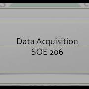 002 Data Acquisition Lecture