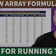 Excel Formula 2025 How To Use The New Dynamic Array Function To Calculate Running Totals