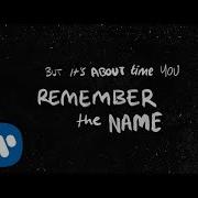 Ed Sheeran Remember The Name Feat Eminem 50 Cent Official Lyric Video