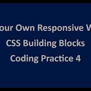Coding Practice 4 CSS Building Blocks HTML CSS NxtWave CCBP4