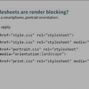 Which Stylesheets Are Render Blocking Website Performance Optimization