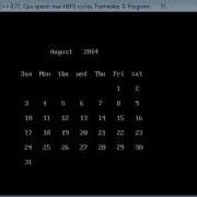 Printing Calender In C Program Part 1