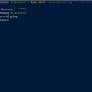 Prompting For User Input And Password With PowerShell