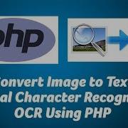 Convert Image To Text Optical Character Recognition OCR Using PHP