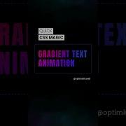 How To Animate Gradient Text With Only CSS