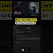 3D Card Hover Effect In CSS How To Make A 3D Card Using Html Css Cards Html5 Css3