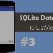 SQLite Database To ListView Part 3 View Data Android Studio Tutorial