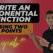 Write An Exponential Function Using Two Points