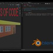 Blender Python With Only 4 Lines Of Code Build This 3d House