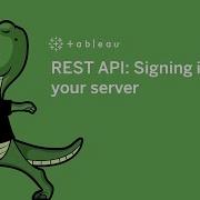 REST API Signing In To Your Server