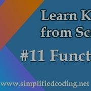 11 Kotlin Programming Tutorial Functions
