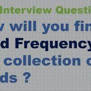 How Will You Find Word Frequency In A Collection Of Words