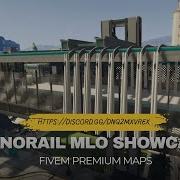 Monorail MLO Showcase FiveM Custom Transit RP Map