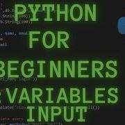 Python Programming For Beginners Tutorial 2 Variables Input