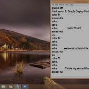 Basic Program In Batch File Scripting Simple Display Part 2