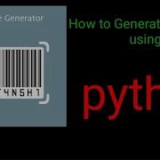 How To Generate Barcode Using Python