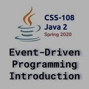 01 Event Driven Programming Introduction