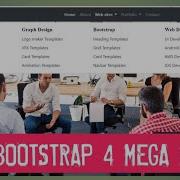 How To Making Responsive Bootstrap 4 Mega Menu Beginners