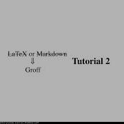 Create Tables In Groff Groff Tutorial 2