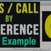 Pass By Reference In C Programming Language Video Tutorials