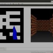 Java 2 5D From Scratch Raycasting Test 1