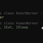 The Interface Segregation Principle Code Example