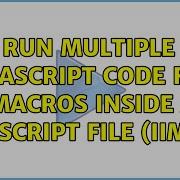 Run Multiple Javascript Code For Imacros Inside A Javascript File Iim Js