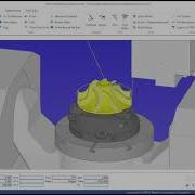 CIMCO Machine Simulation Turbine Toolpath