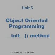 Python OOP Init Method