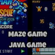 Maze Game Megaman Space Rescue Java Game From CAPCOM 2006 Playthough