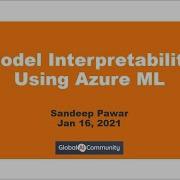 Machine Learning Model Interpretability Using AzureML Interpret Ml Explainable Boosting Machine