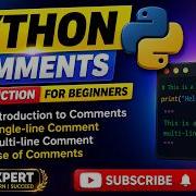 Learn Python Comments Easily Single Multi Line Lecture 22