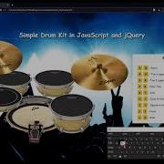 Simple Drum Kit In JavaScript And JQuery DEMO