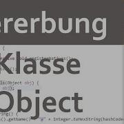 JAVA Vererbung 11 Klasse Object