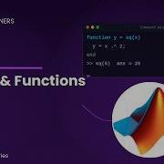 MATLAB For Beginners 3 Writing Scripts Functions