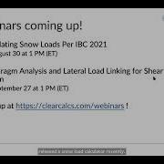ClearCalcs Learn Hour Seismic Analysis To ASCE 7 16