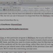 Objective C Tutorials 48 The Interface Section Of A Class