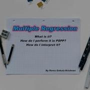 Multiple Regression Analysis Using PSPP