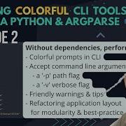 Build W Python 2 Colorful Terminal CLI Argparse Python Package Structure Production Ready