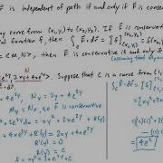 Multivariable Calculus Conservative Vector Fields And Line Integrals