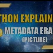 Picture Metadata Removal Using Python